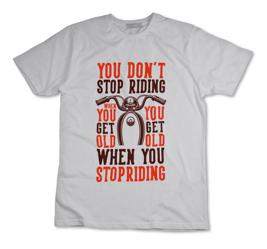 Never Stop Riding Tee