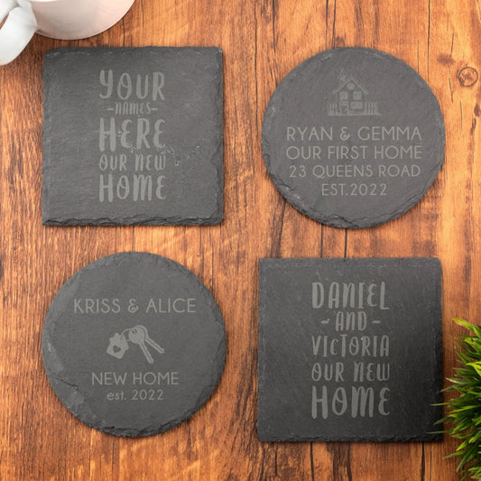 Customised Coasters - Pictures, Names, Logos, Numbers, Adverts Engraved or Printed