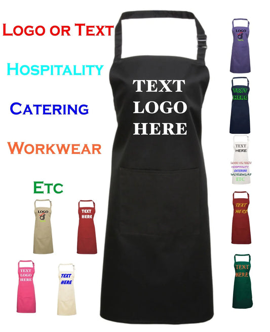 Personalised Aprons - Printed or Embroidery