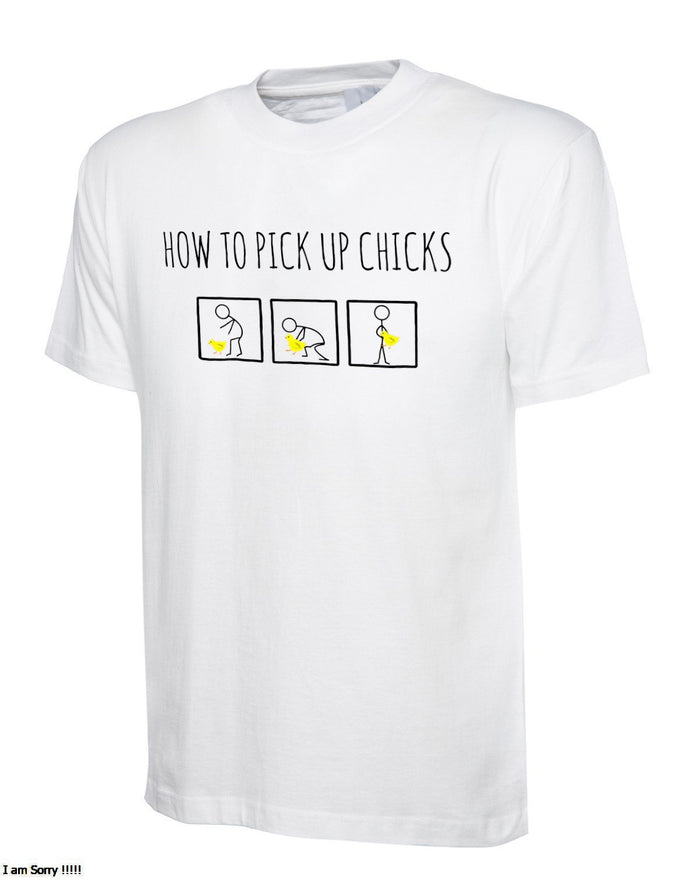 "How To Pick Chicks" Tee - Wow T-Shirts