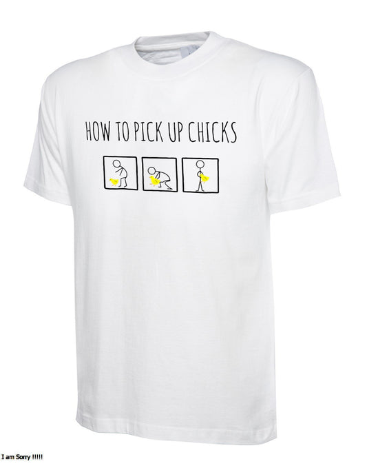 "How To Pick Chicks" Tee - Wow T-Shirts