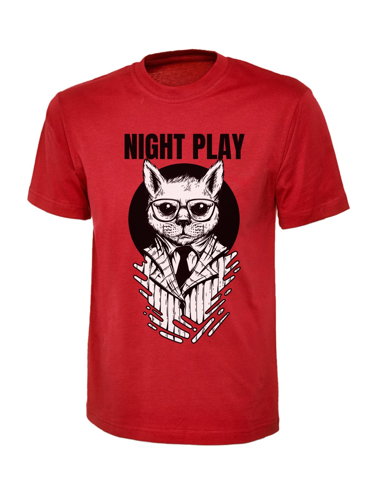 Knight Play Cat Tee - Wow T-Shirts