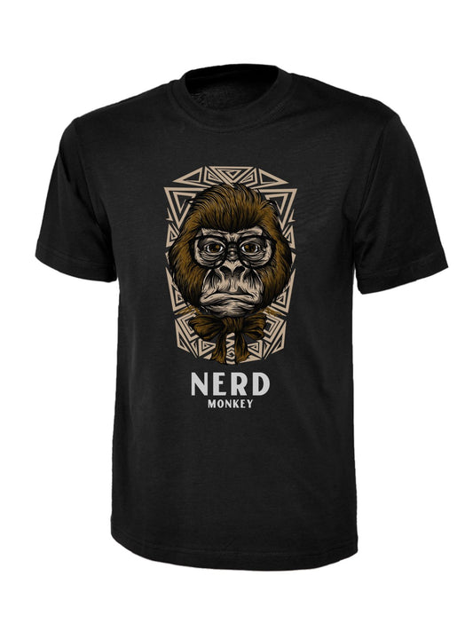 Nerd-Monkey Tee - Wow T-Shirts