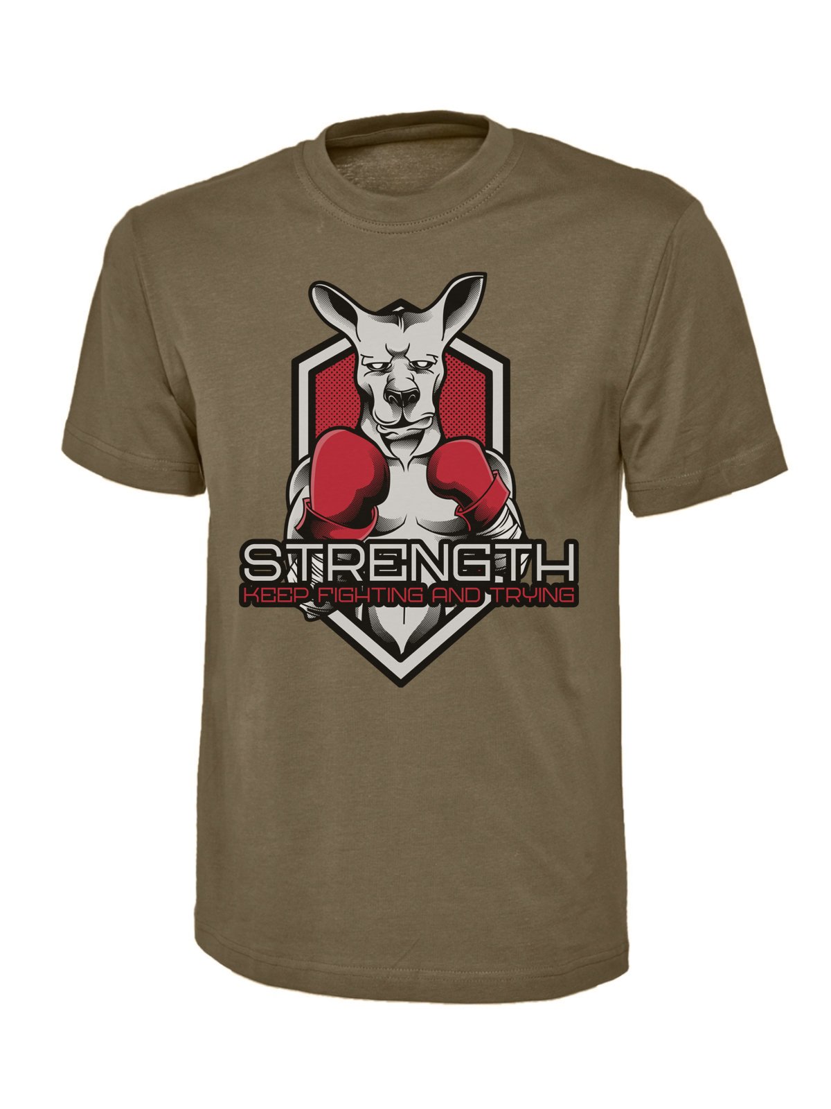 Strength Kangaroo Tee - Wow T-Shirts