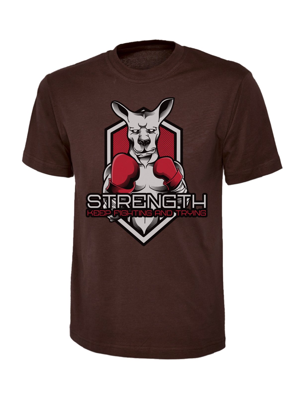 Strength Kangaroo Tee - Wow T-Shirts