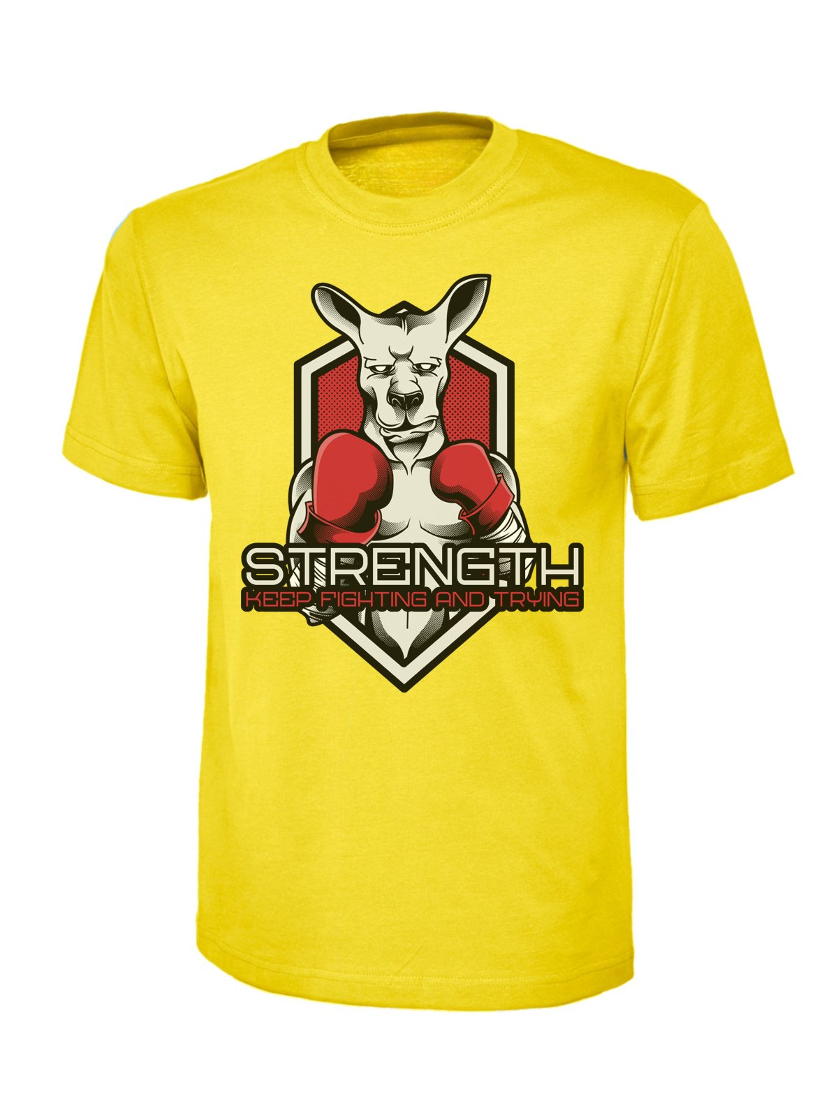 Strength Kangaroo Tee - Wow T-Shirts